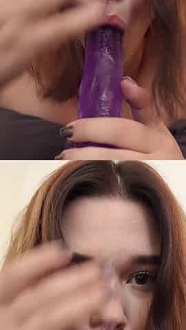 Trying Sweet Ona Dildo