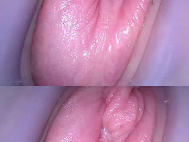 Close-up love button and constricted soaked pink snatch gap, gfe raw talk, edging, bts - My Muse Part three