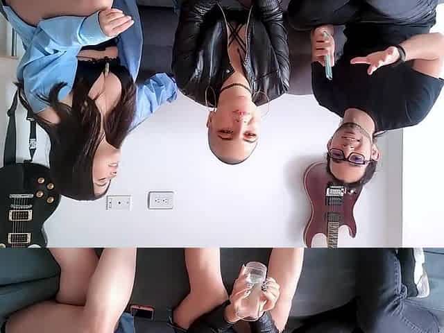 Cute Colombian 1st time in porn with The Vegas! Merida Bell, Selena Vega and William Vega