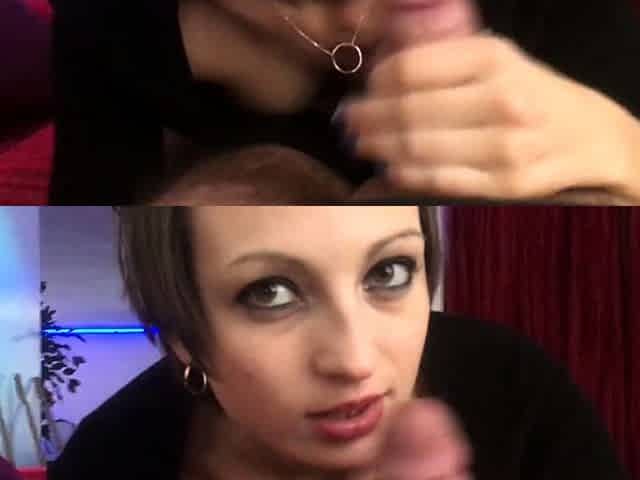 Hot Brunette Girlfriend POV Blowjob