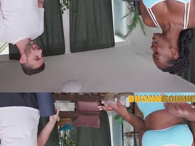 Ebony Yoga Lexi Luv Distracted By Her Large Booty