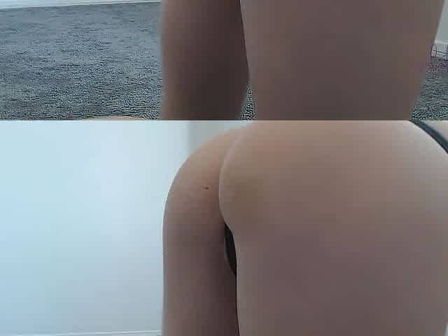 small golden-haired spinner has a taut butt
