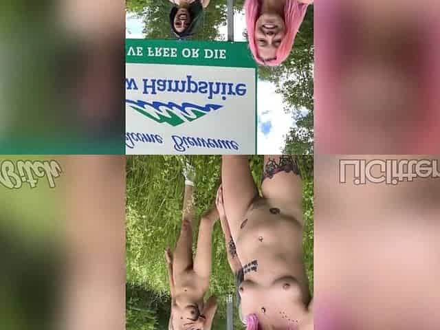 RISKY & REAL CAUGHT HOTTY x CUTIE PUBLIC NUDITY CHALLENGES AND DARES feat. LilGlitterBitch