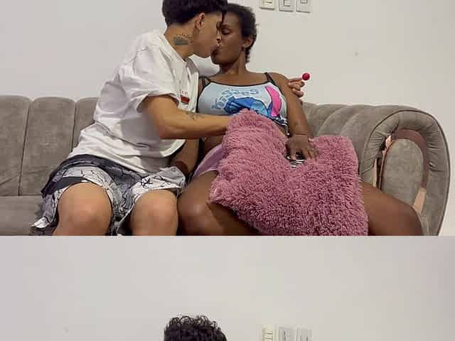 I Take Advantage of My Girlfriend's Best Friend to Fuck Her Hard While Watching a Movie