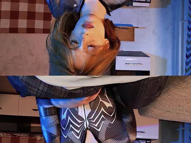 Real Spider-Beauty Takes POV Deepthroat Then Gets Destroyed in Dress