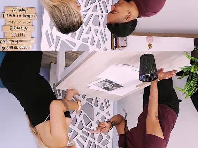 My boss orders me to attend to his partner, and I do anything to please him.