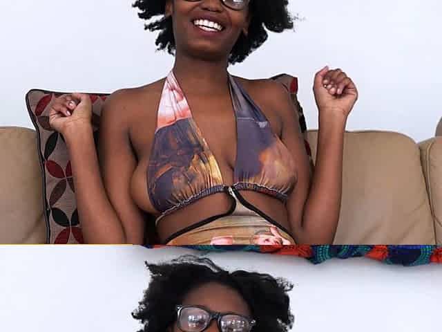 Beautiful African teen gets fucked hard