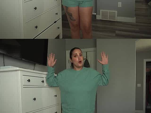 BBW Housewife hot nude video