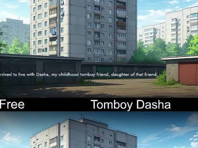 Tomboy Dasha Demo (free game itchio) Visual Novel, Adult, Manga, Dating Sim, Eroge, Erotic, Comics, NSFW, Porn, sex