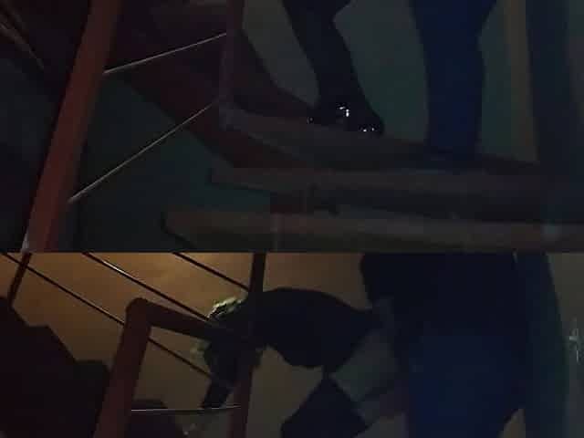 GF screw Sissy CD outside her apartment (risk pegging)