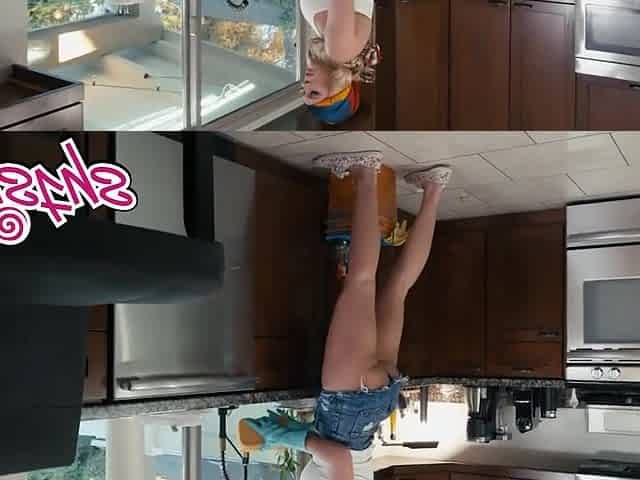 Tiffany Watson Clatches Amari Anne Masturbating In Her Room While Watching Her Cleaning