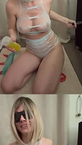 Sexy Wife Enjoys Big Black Dildo