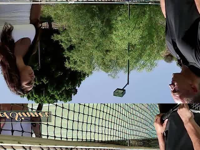 LOVELY SINNER - Dilf Tennis Tutor Interrupts The Lesson To Bang His Smokin' Hawt Student