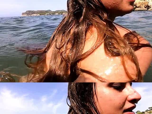 Amazing Underwater Sex With Big White Bubble Butt Italian