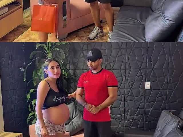 ardent preggo woman riding her spouse's wang