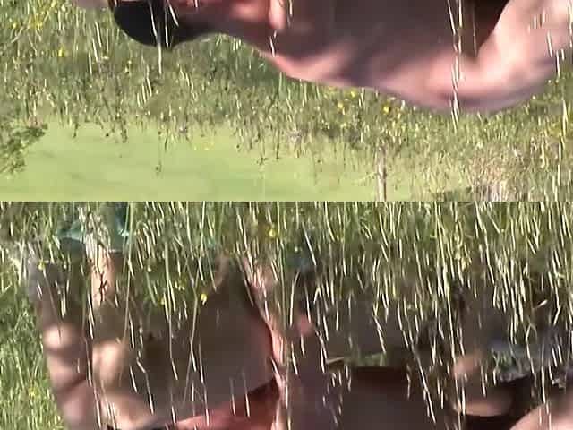 Italian Exhibitionist Couple Fucking In The Field On The Grass