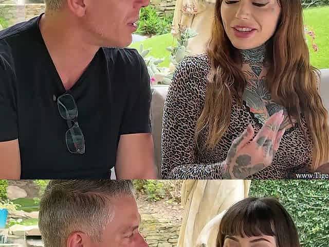 Tattooed Hottie Gets Banged by the Pool: Tigerlilly & Mick Blue
