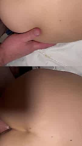 Smoke show blonde bent over the daybed creaming on dick
