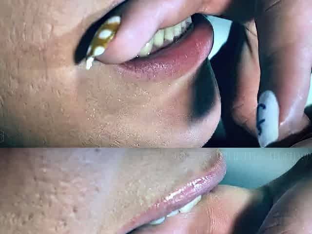 Foot Tongue Mouth and Vore Real Sisterly Love Feeding,