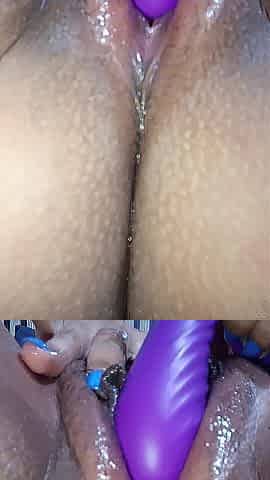 close-up sweat rolls as this babe drowns in constricted crevices of crave