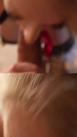 Classy Blonde in Sexy Stockings and High Heels Gets Ass Fucked and Facialized by Leo Casanova