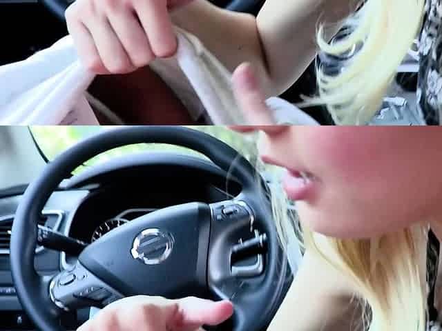 Sue Diamond blonde babe got licked on her cunt