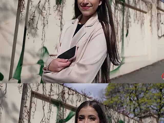 Petite Girl And Sofia Smith - Petite Columbian Girl Talk To Casting Fuck At Holiday Trip In Berlin