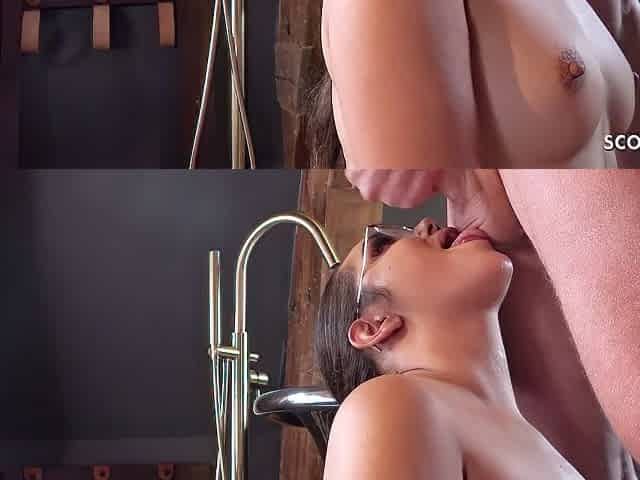 Big Clit Midget Nerdy College Latina Girl - Pickup For Rough Fuck By German