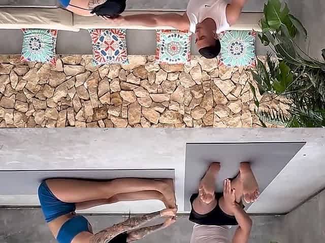 Horny 18-year-old Colombian Fucks Her Yoga Instructor With Luna Vitaler And Max Betancur