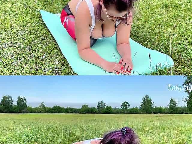 yoga and outdoor sex what could be more excellent