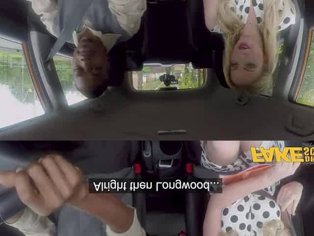 Fake Driving School Georgie Lyall gets a biggest ebony weenie in her cunt
