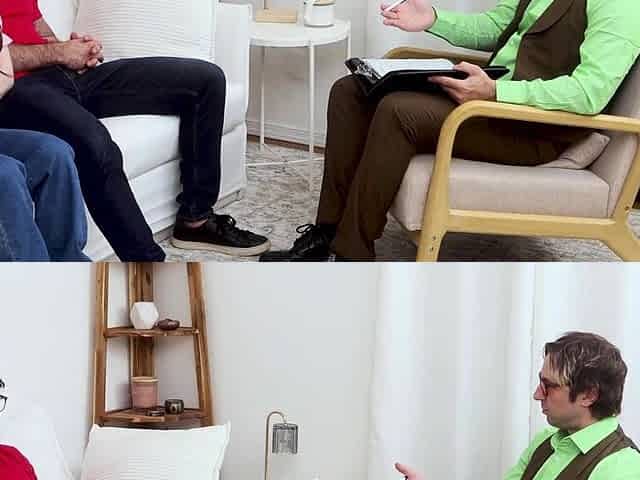 Stepdad Caught with BFF Therapyst Fixes It with Threesome