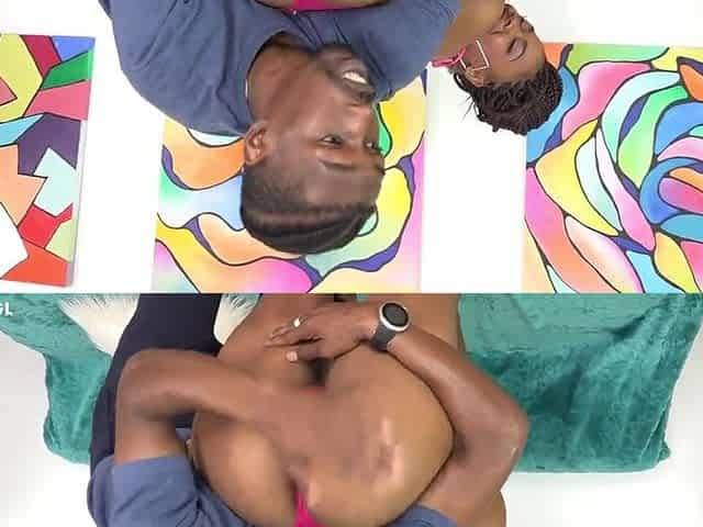 Ebony Chick Layy Layy Takes a BBC SB3493