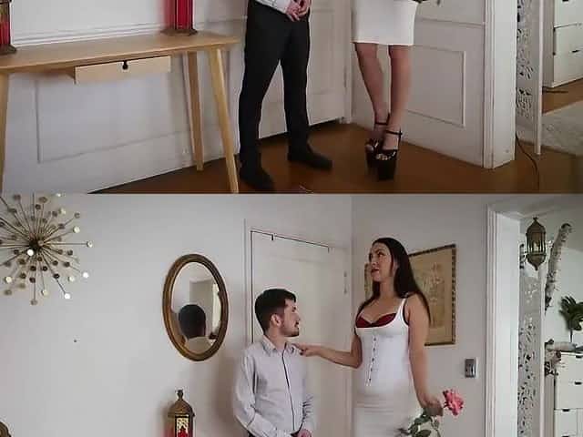 tall woman date with short guy