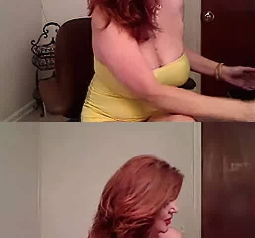 Redhead Smoking Solo - Mature Webcam Amateur