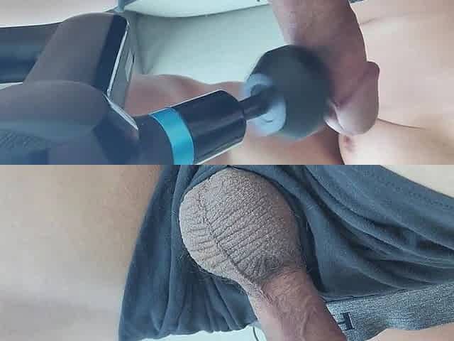 Cumming Hard with Massage Gun!! - Spunk flow at 10:twenty!!!