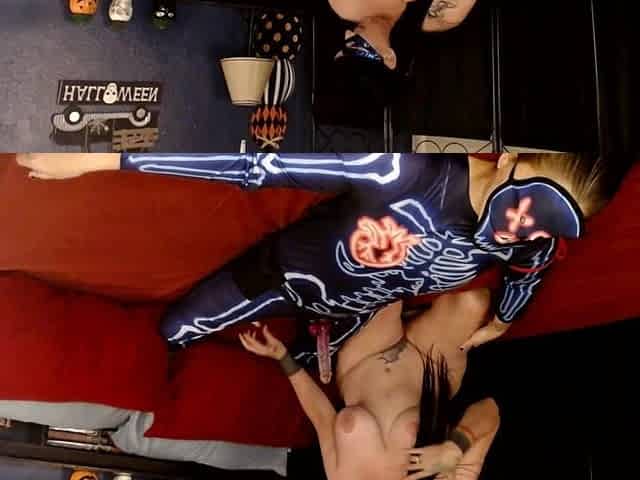 Lesbian Party Trooper Strapon Cowgirl Fuck