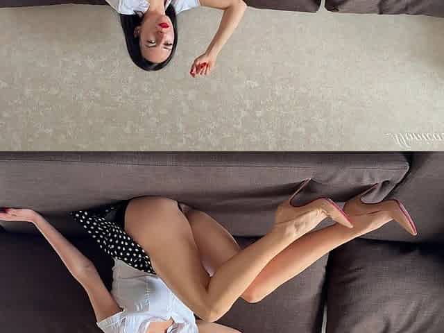 Dominant JOI: Worship My Bare Oiled Legs and Louboutins