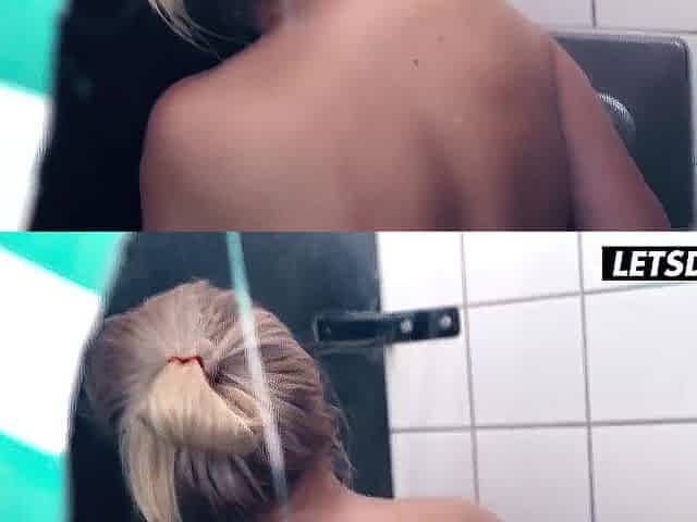 Beauty Wicky Rides 2 Knobs In Shower - LETSDOEIT