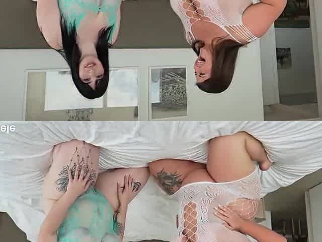 Curvy Brunettes Reunite to Bang After Many Years Apart
