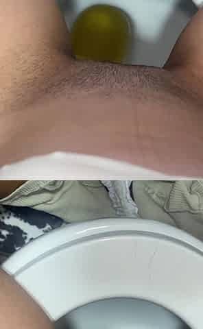 A Compilation of Peeing in Different Hotels! Panties with Pads! POV!