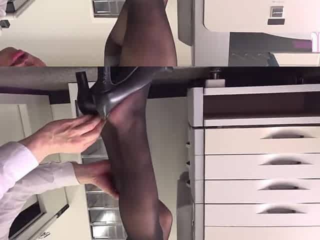 Office Temptation Pantyhose Fever Follows You From Desk to Hotel - Episode2