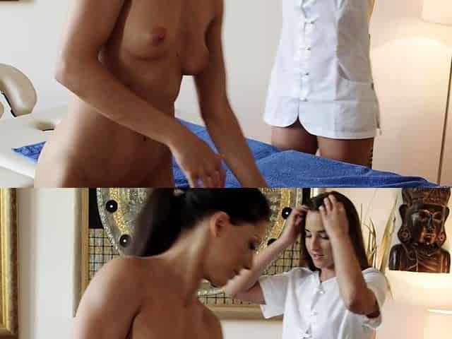 Lesbian erotic massage