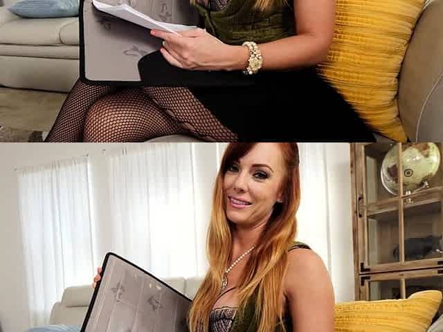 Dani Jensen giving a blowjob to student
