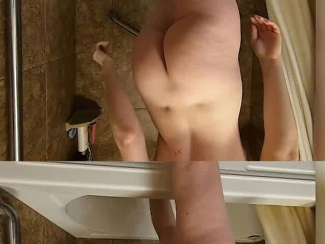 LARGE BOOBS WHILST RAMROD BURNS IN SHOWER FLAMES