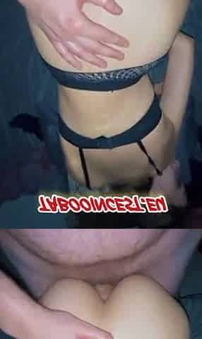 Anal at home with my cousin who doesn't want to be filmed in front of her face