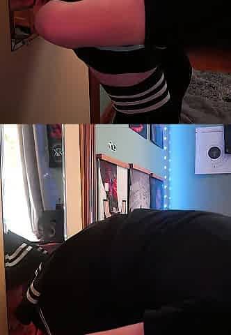 cute femboy bangs themself with a sextoy