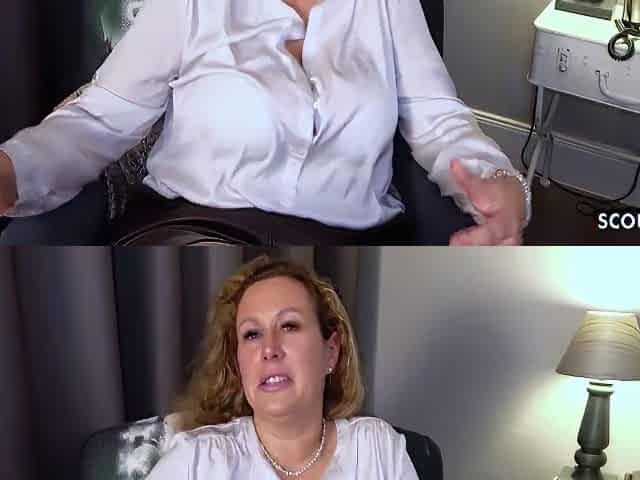 German Curvy Cougar With Big Ass And Natural Bouncing Boobs Kathy Deep Pick Up For No Condom Casting Fuck