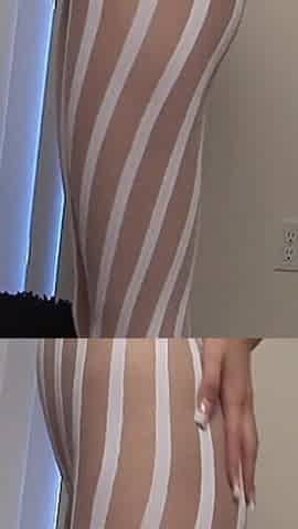 Addison Bodystocking Strip Featuring Addison Rose