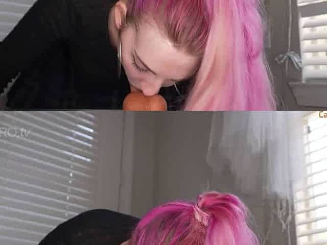 Sucking And Deepthroating Your Huge Cock